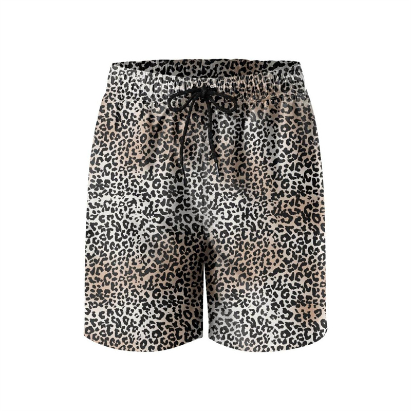 Fashion Leopard 3D Print Beach - Trunks Board Surf review and price