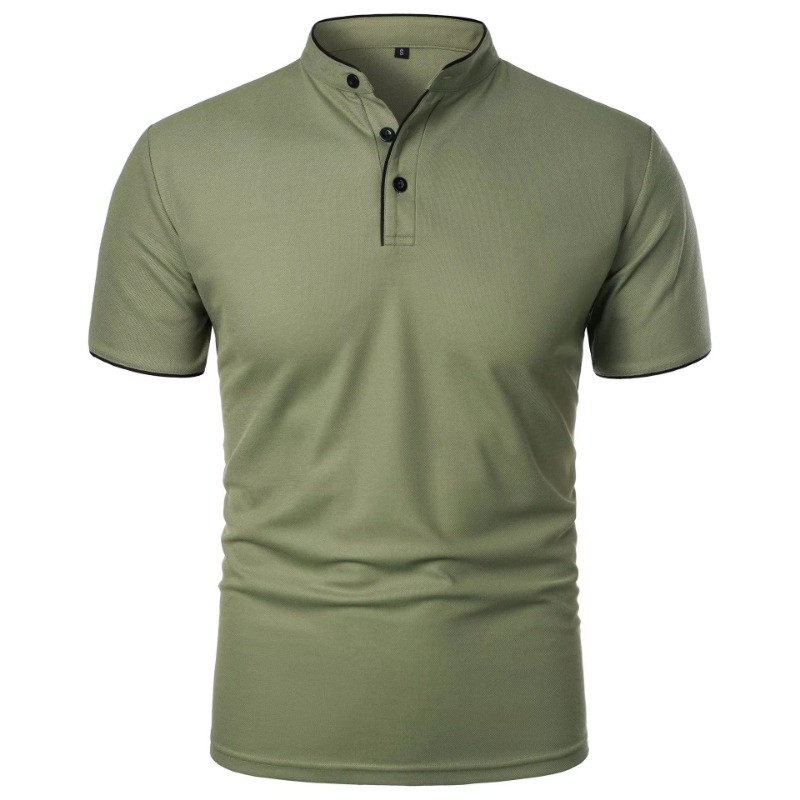 New Men's Short Sleeve Collar  - Polo Shirt Pique review and price