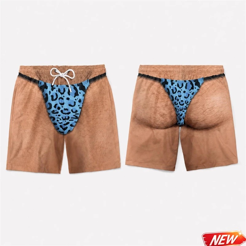 Funny Men 3D Print Leopard Pri - Trunks Board Surf review and price