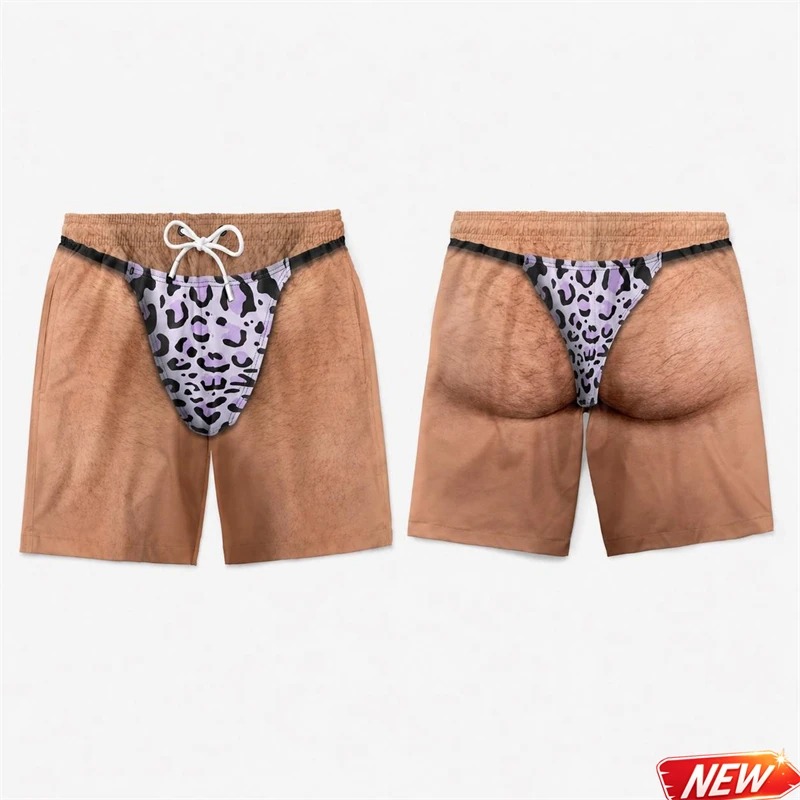 Funny Men 3D Print Leopard Pri - Trunks Board Surf review and price