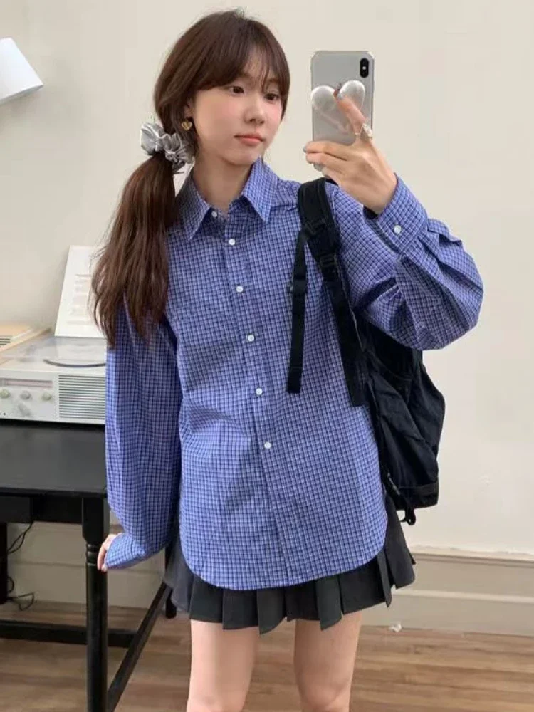 Vintage Blue Plaid Shirts for  - Shirt Camp Collar review and price