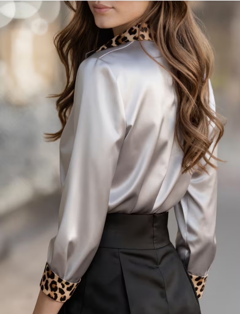 Elegant Long Sleeve Button Dow - Shirt Camp Collar review and price
